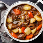 Dalstrong // 8qt. Copper Core Stock Pot // 5 Ply // Silver Hammered Finish with Lid