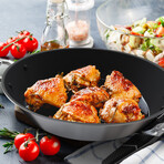 Dalstrong 12" Aluminum Core Saute Frypan // ETERNA Non Stick Coating // 3 Ply with Lid