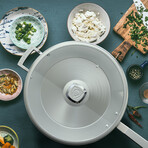 Dalstrong 12" Aluminum Core Frying Pan // 3 Ply with Lid