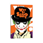 A Clockwork Joker by Butcher Billy (26"H x 18"W x 0.75"D)