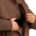 Unisex A-1 Jacket // Russet Brown (XS)