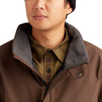 Unisex A-1 Jacket // Russet Brown (XS)
