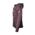 Waterproof Hooded Light Jacket // Claret Red (2XL)