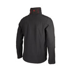 Hidden Hooded Softshell Jacket // Black (2XL)