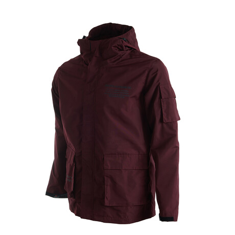 Ultra Windbreaker & Raincoat // Burgundy (S)