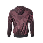 Waterproof Hooded Light Jacket // Claret Red (2XL)