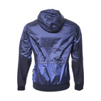 Waterproof Hooded Light Jacket // Dark Blue (S)