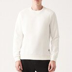 Marcus Crew Neck Sweatshirt // White (X-Small)