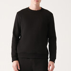 Marcus Crew Neck Sweatshirt // Black (X-Small)