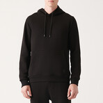 Steve Hooded Sweatshirt // Black (X-Small)