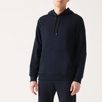 Steve Hooded Sweatshirt // Navy (X-Small)