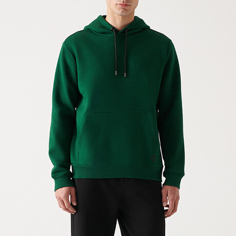 Steve Hooded Sweatshirt // Green (X-Small)