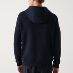 Chase Zip-Up Sweater // Navy (X-Small)