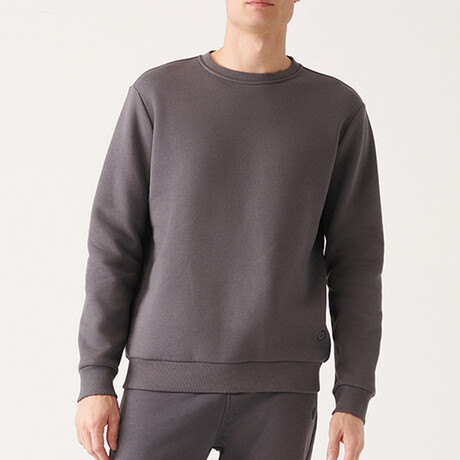 Marcus Crew Neck Sweatshirt // Anthracite (X-Small)