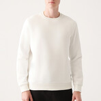 Marcus Crew Neck Sweatshirt // White (X-Small)