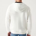 Chase Zip-Up Sweater // White (X-Small)