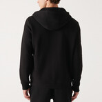Chase Zip-Up Sweater // Black (X-Small)