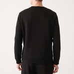 Marcus Crew Neck Sweatshirt // Black (X-Small)