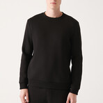 Marcus Crew Neck Sweatshirt // Black (X-Small)