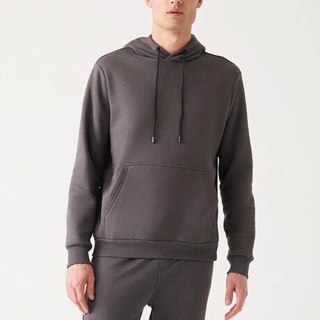 Steve Hooded Sweatshirt // Anthracite (X-Small)