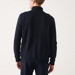 Nolan 1/4 Zip Sweatshirt // Navy (X-Small)