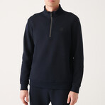Nolan 1/4 Zip Sweatshirt // Navy (X-Small)