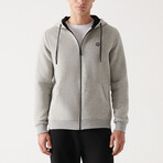 Chase Zip-Up Sweater // Gray (X-Small)