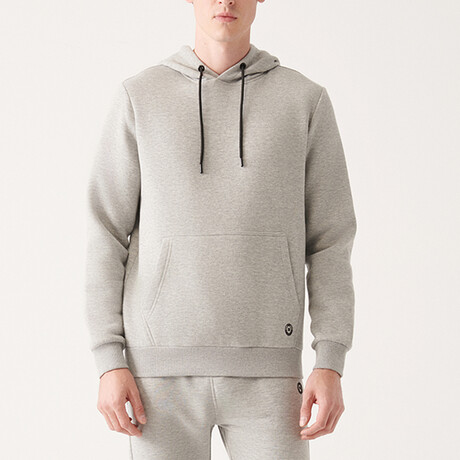 Steve Hooded Sweatshirt // Gray (X-Small)
