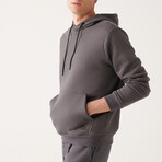 Steve Hooded Sweatshirt // Anthracite (X-Small)