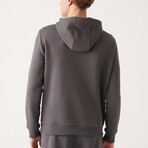 Steve Hooded Sweatshirt // Anthracite (X-Small)