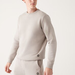 Marcus Crew Neck Sweatshirt // Stone (X-Small)