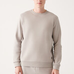 Marcus Crew Neck Sweatshirt // Stone (X-Small)