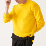 Marcus Crew Neck Sweatshirt // Yellow (X-Small)