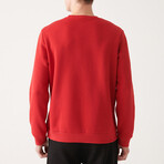 Marcus Crew Neck Sweatshirt // Red (X-Small)