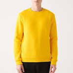 Marcus Crew Neck Sweatshirt // Yellow (X-Small)