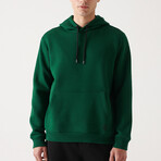 Steve Hooded Sweatshirt // Green (X-Small)