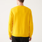 Marcus Crew Neck Sweatshirt // Yellow (X-Small)