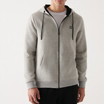 Chase Zip-Up Sweater // Gray (X-Small)