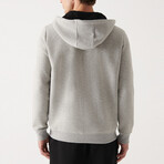 Chase Zip-Up Sweater // Gray (X-Small)