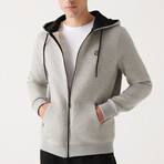 Chase Zip-Up Sweater // Gray (X-Small)