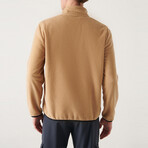Alexis 1/4 Zip Fleece Sweatshirt // Beige (X-Small)