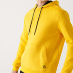 Steve Hooded Sweatshirt // Yellow (X-Small)