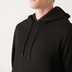 Steve Hooded Sweatshirt // Black (X-Small)