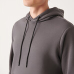 Steve Hooded Sweatshirt // Anthracite (X-Small)