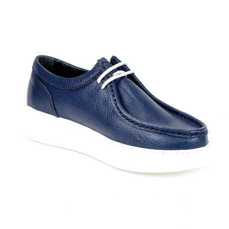 Scot Men's Shoe // Dark Blue + White (Euro: 39)