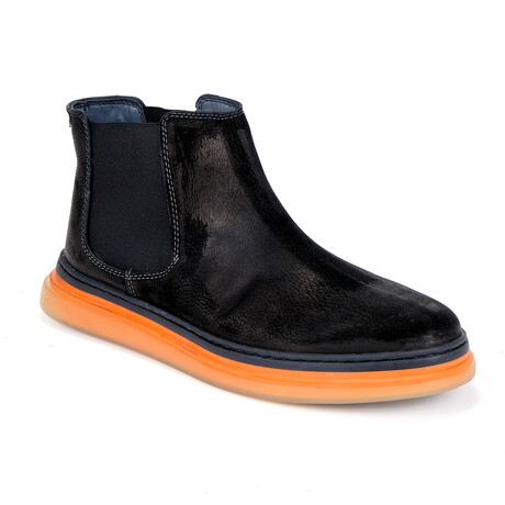 Carlo Men's Shoe // Black + Orange (Euro: 39)