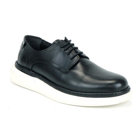 Lorence Men's Shoe // Black + White (Euro: 39)