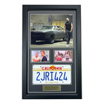 Vin Diesel Signed The Fast & The Furious Movie Car License Plate Framed Collage