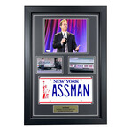 Jerry Seinfeld Signed Movie Car License Plate Framed Collage