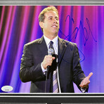 Jerry Seinfeld Signed Movie Car License Plate Framed Collage